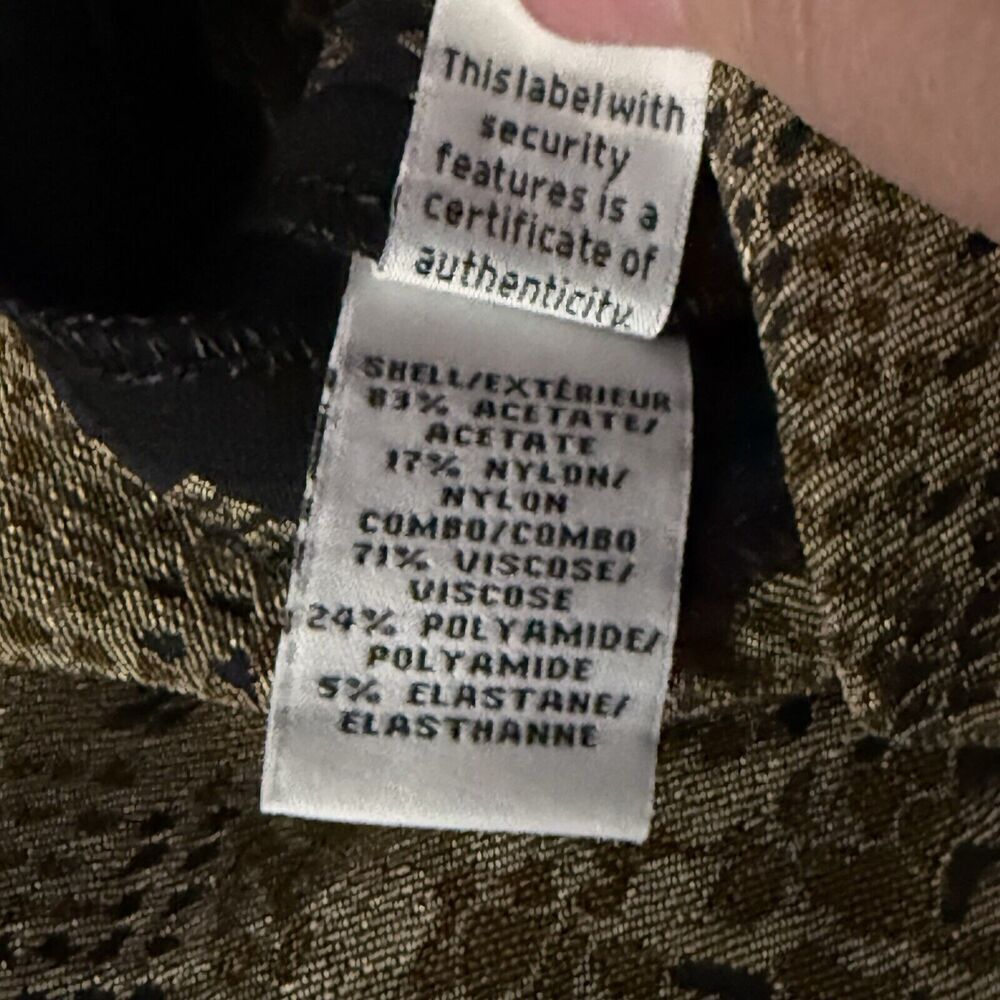 Diane Von Furstenberg DVF Marta Framed Python Snakeskin Print Skirt size 2 - Picture 4 of 5
